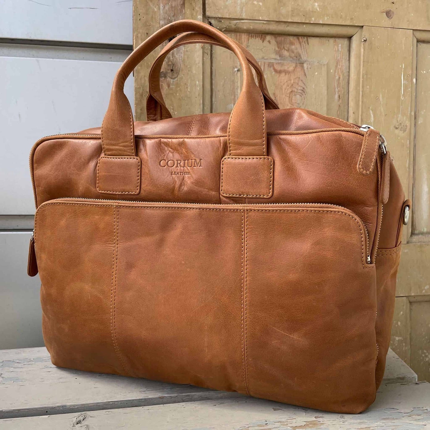 Laptop taske SOLLY Cognac - VIAMAJA.DK