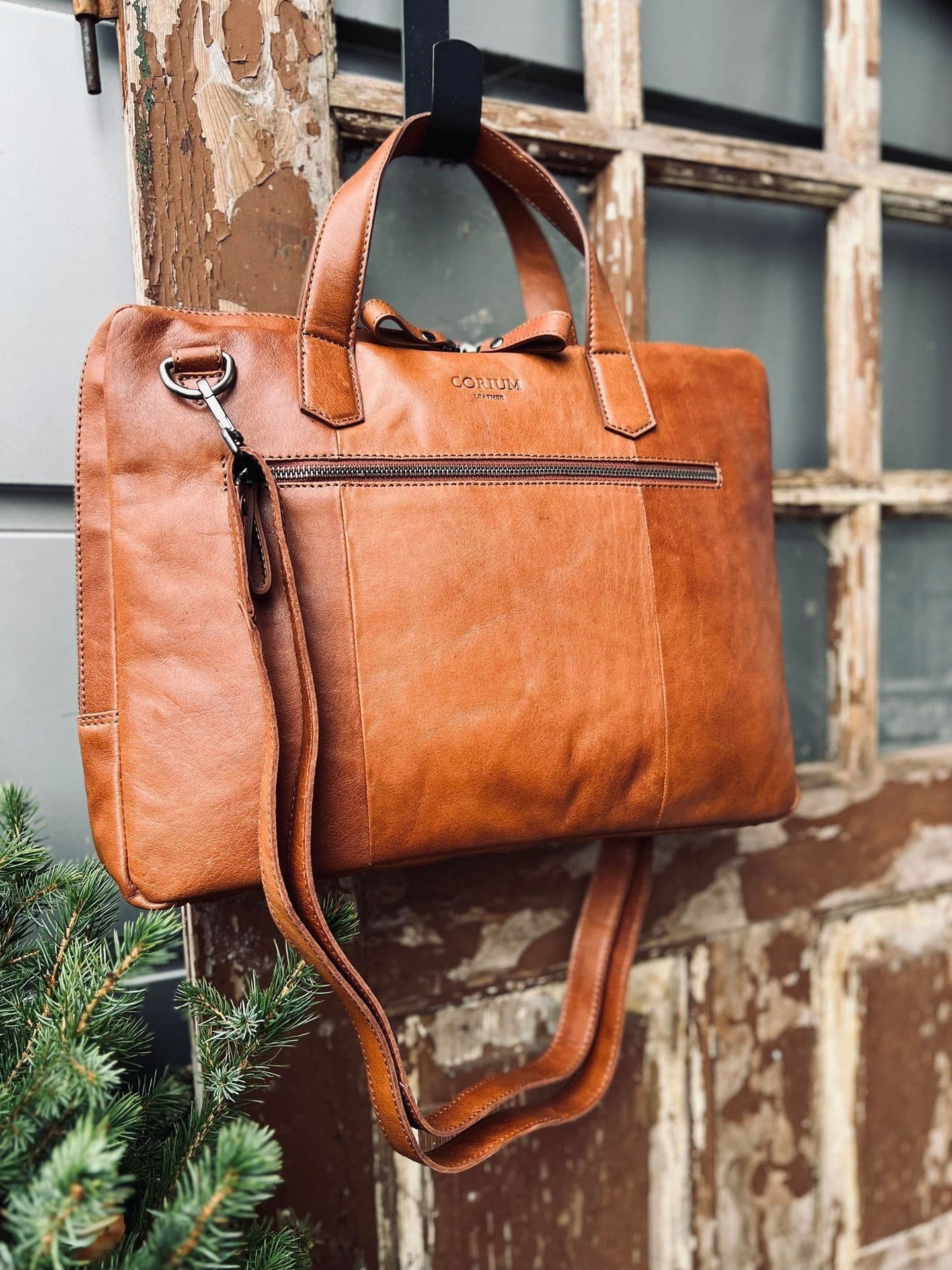 Laptoptaske - LUND Cognac - VIAMAJA.DK
