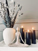 LED-Blockkerzen / Navy 3 Stk. Kerzen – inkl. Fernbedienung