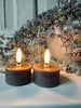 LED-Teelichter 2 Stk. - Taupe-Wachs