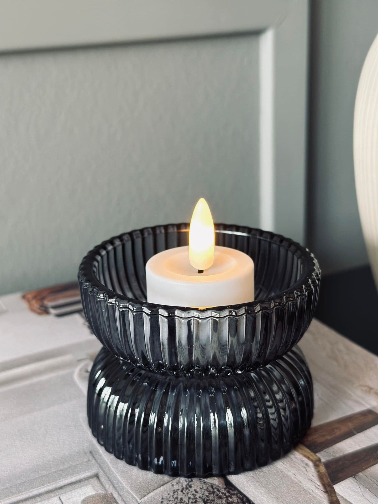 LED Fyrfadslys 4 stk med timerfunktion - VIAMAJA.DK