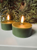 LED-Teelichter JUMBO - 2 Stk. Olivenwachs