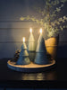LED-Weihnachtsbaum 3 Stk. m. Fernbedienung Gedämpftes Grün