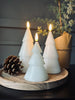 LED Weihnachtsbaum 3 Stk. mit Fernbedienung Weiß