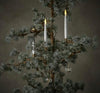 LED-Weihnachtsbaumkerzen mit Kristall - kabellos mit Kerzenhaltern, 10 Stück / ANGEBOT