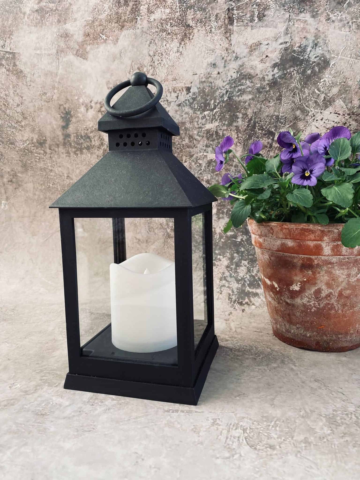 LED lanterne med timer funktion - VIAMAJA.DK