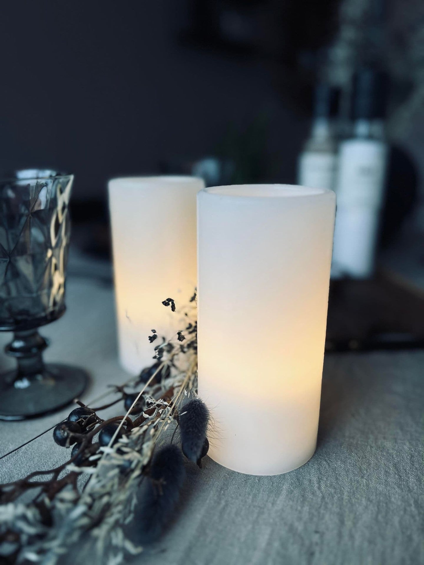 Led lys BOHEME 15cm - Sæt af 2 stk - VIAMAJA.DK