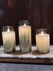 LED-Lichter in rauchfarbenem Glas mit Timer - 3 Stk.