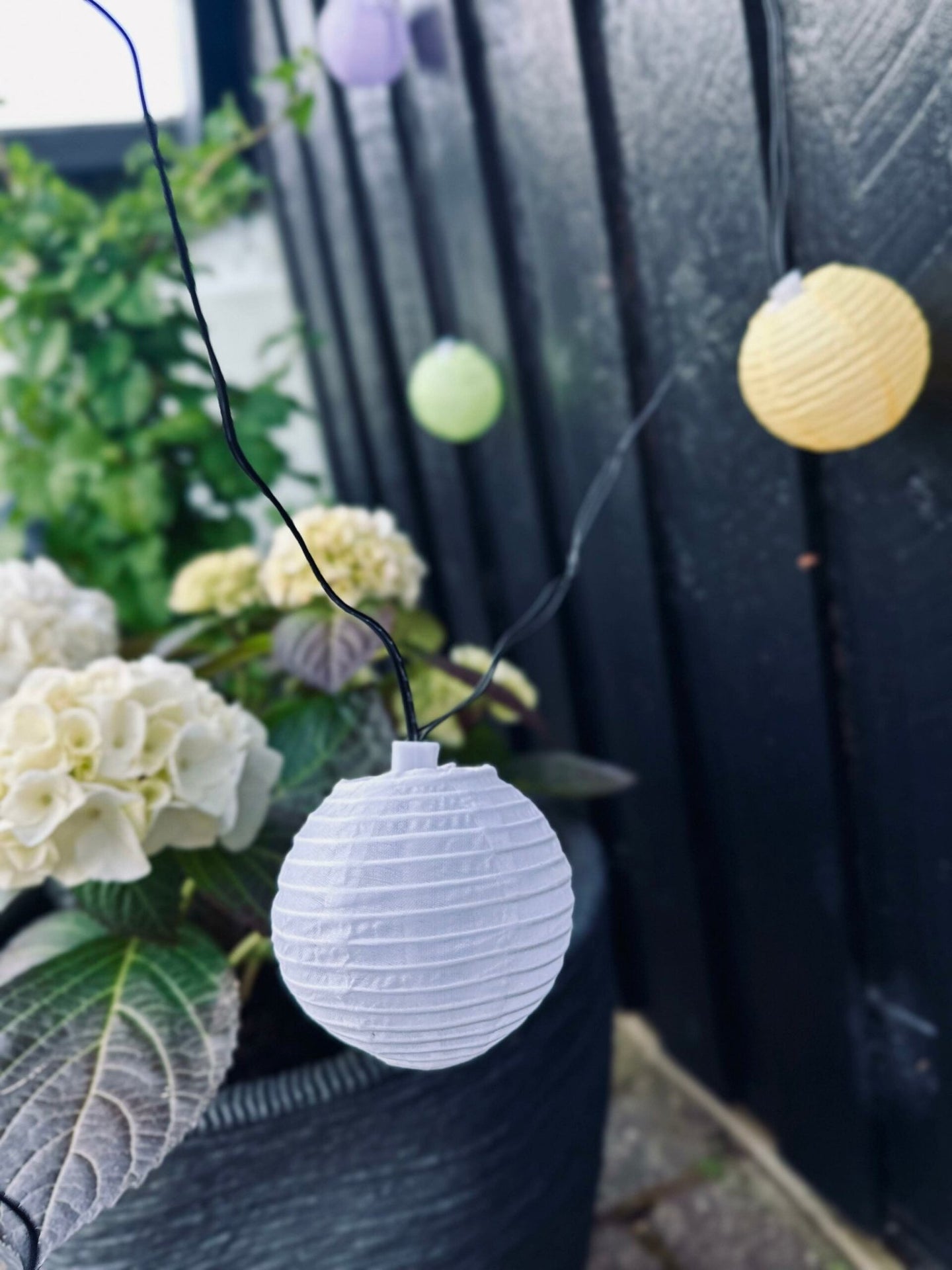 LED Lyskæde med solceller - PASTEL Mix 2 - VIAMAJA.DK