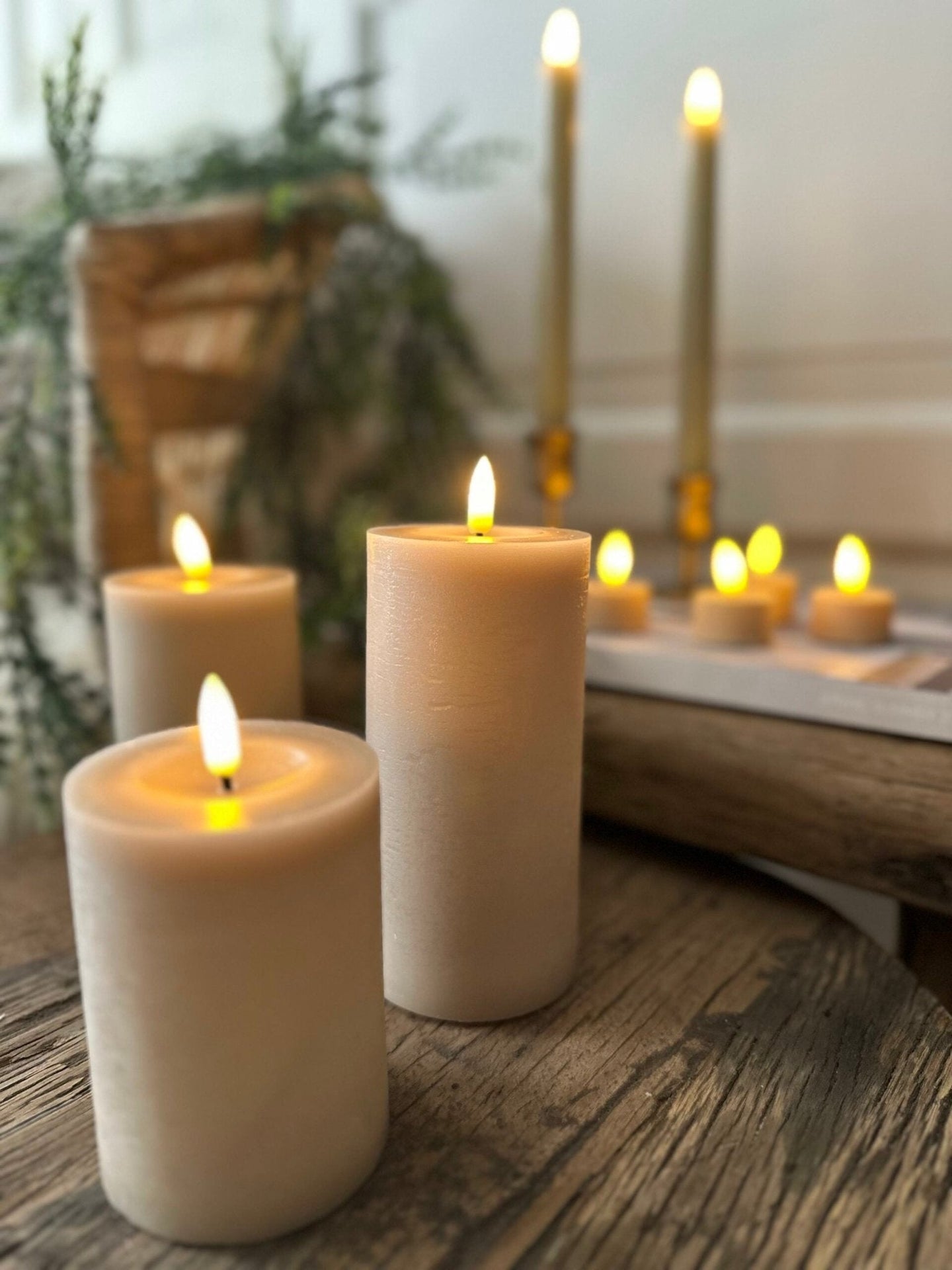 LED Lyspakke med 10 dele – Sand - VIAMAJA.DK