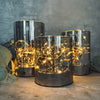 LED Rauchfarbenes Lichtset mit Lichterketten