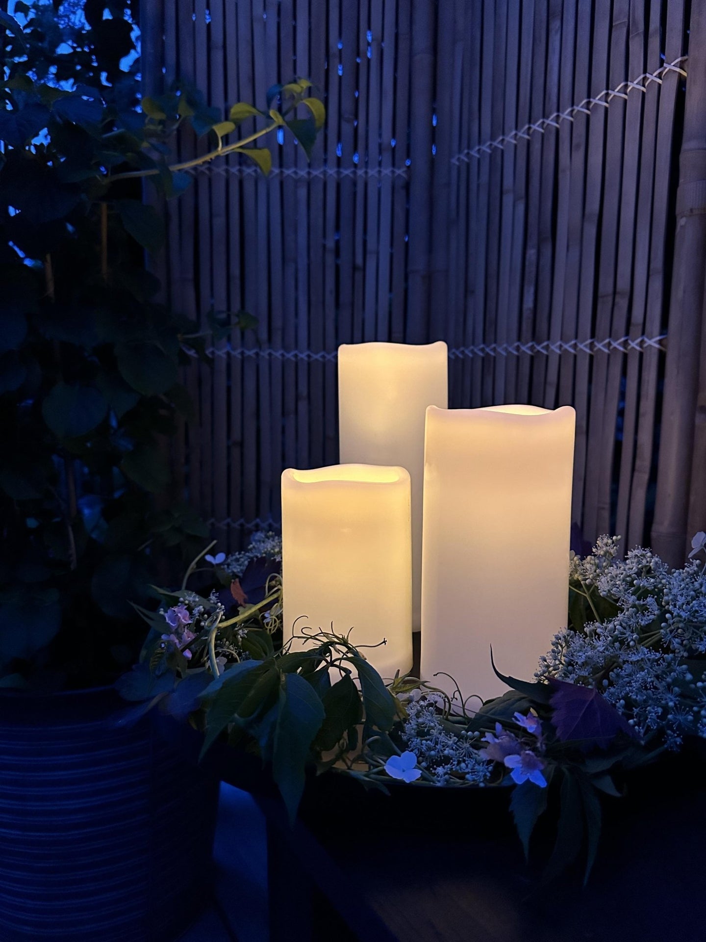 LED Udendørs Bloklys - 3 stk Big size - VIAMAJA.DK