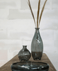 Kleine Vase – Grau Melvin – Recyceltes Glas