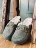 Loafers – Dusty green