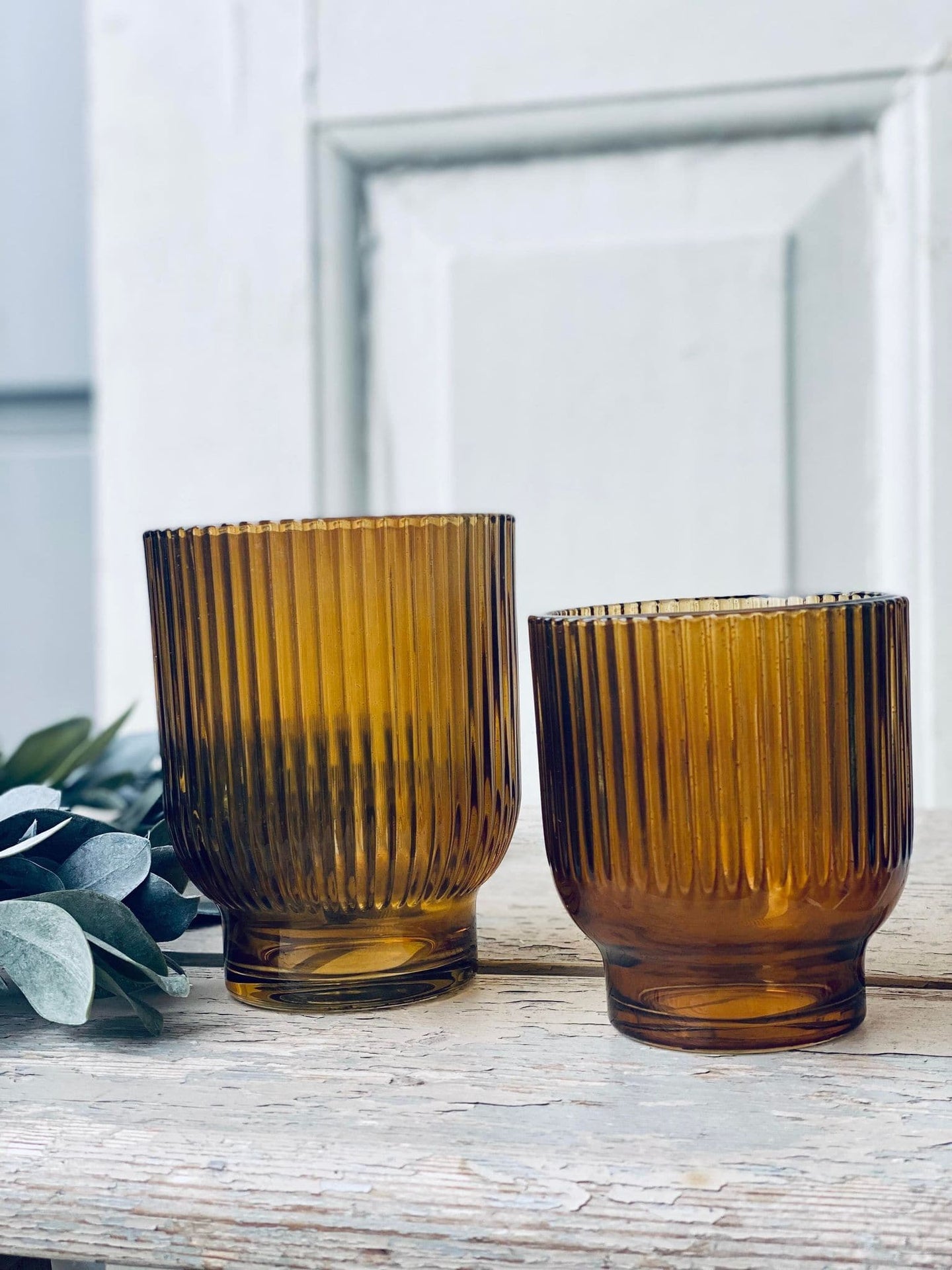 Lysestage til fyrfadslys - Amber 13 cm - VIAMAJA.DK