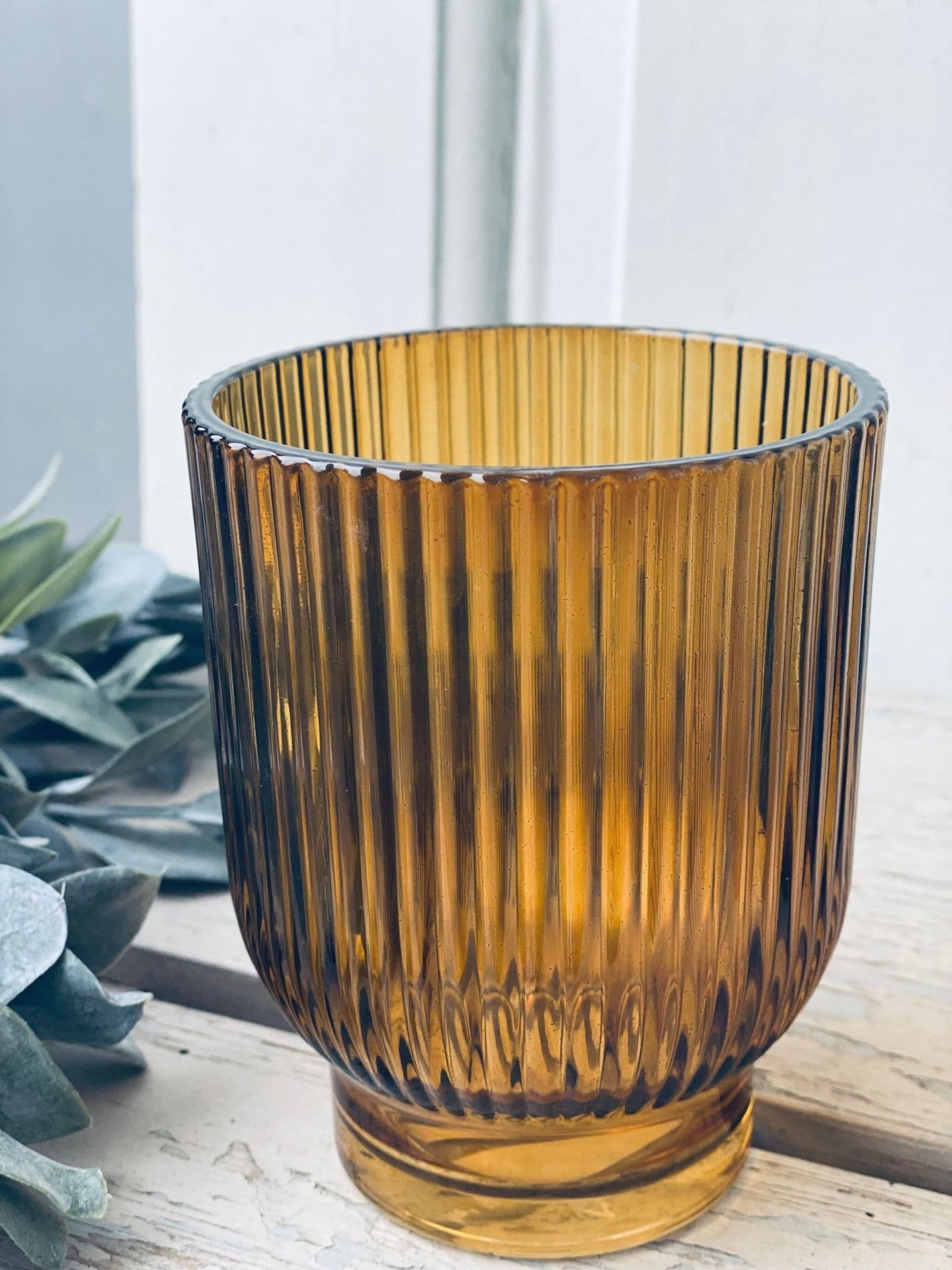 Lysestage til fyrfadslys - Amber 13 cm - VIAMAJA.DK