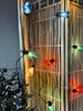 Bunte LED-Lichterkette – verlängerbar – für den Außenbereich geeignet