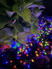 Lichterkette mit Solarzellen - Farbiges Licht