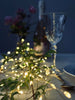 Lichterkette mit silberfarbenem Draht und 40 LEDs
