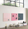 Magnetische Glastafel – Rosa 45×45