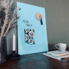 Magnetische Glas-Tafel Türkis – 40×60