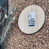 Magnettafel Ø 25cm - Eiche