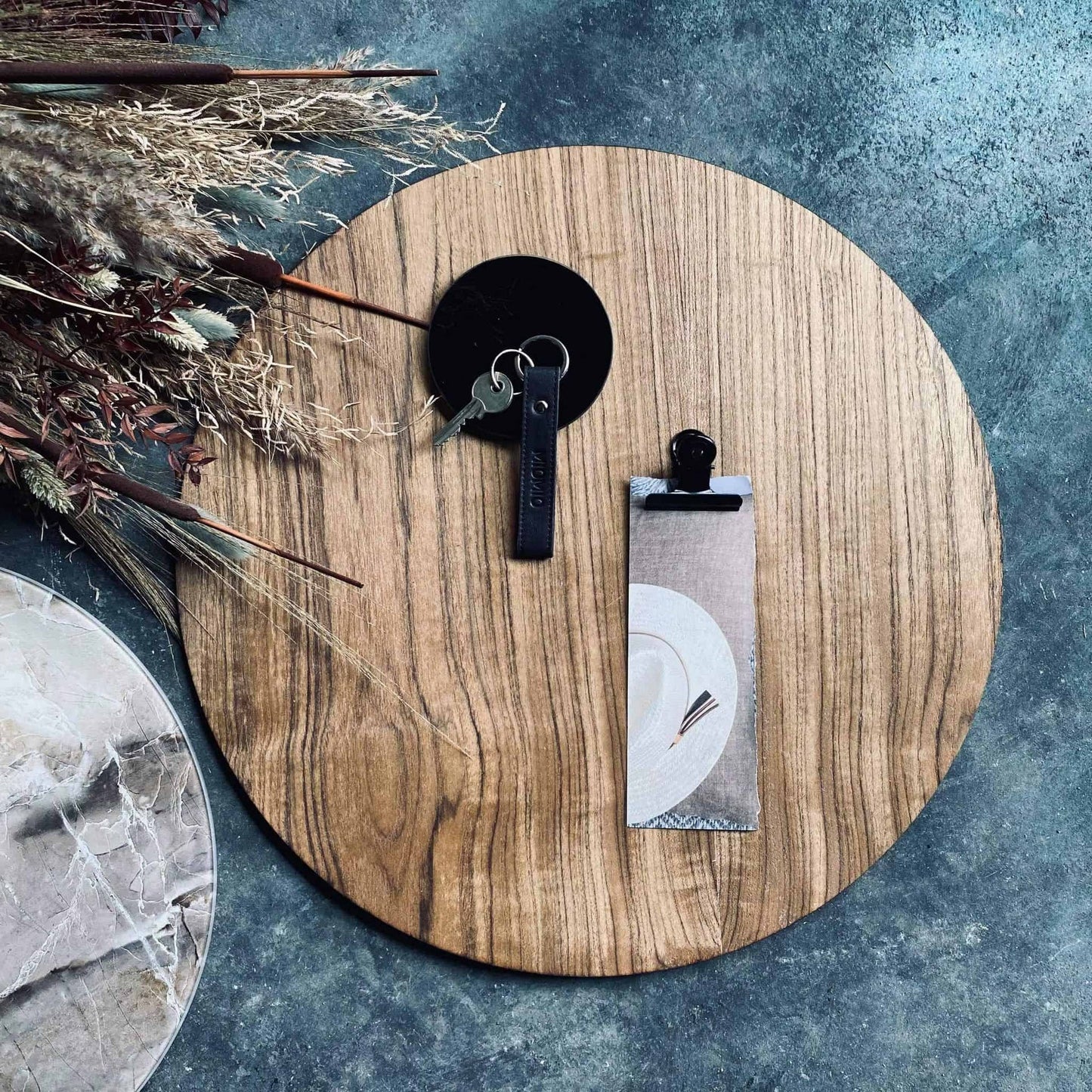 Magnetisk tavle TEAK Ø45 - VIAMAJA.DK
