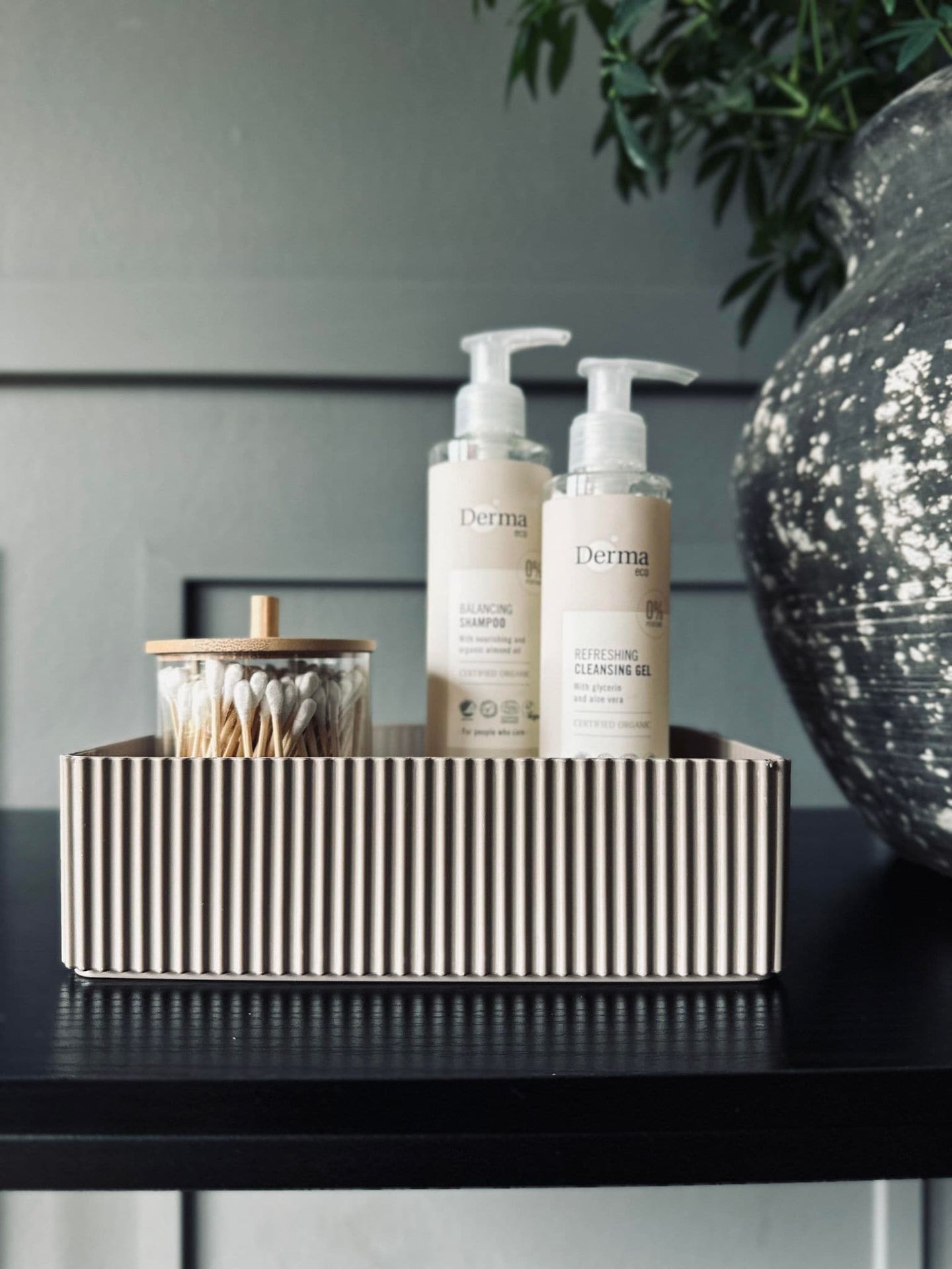 Makeup organiser - Taupe - VIAMAJA.DK