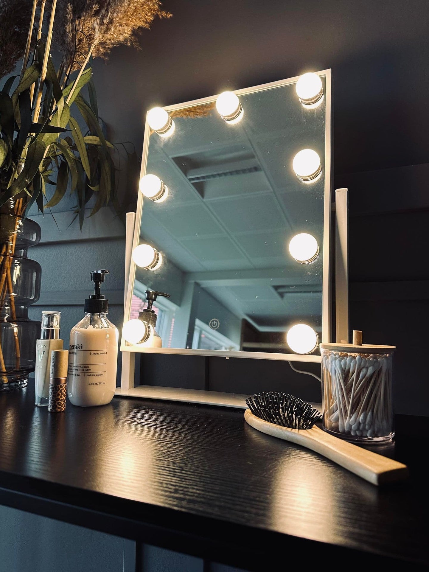 Make-up-Spiegel mit Beleuchtung - VIAMAJA.DK