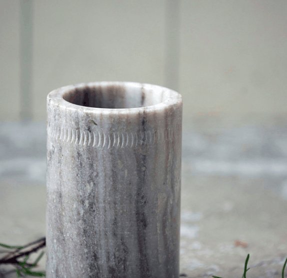 Marmor krukke - Stor Marble - VIAMAJA.DK