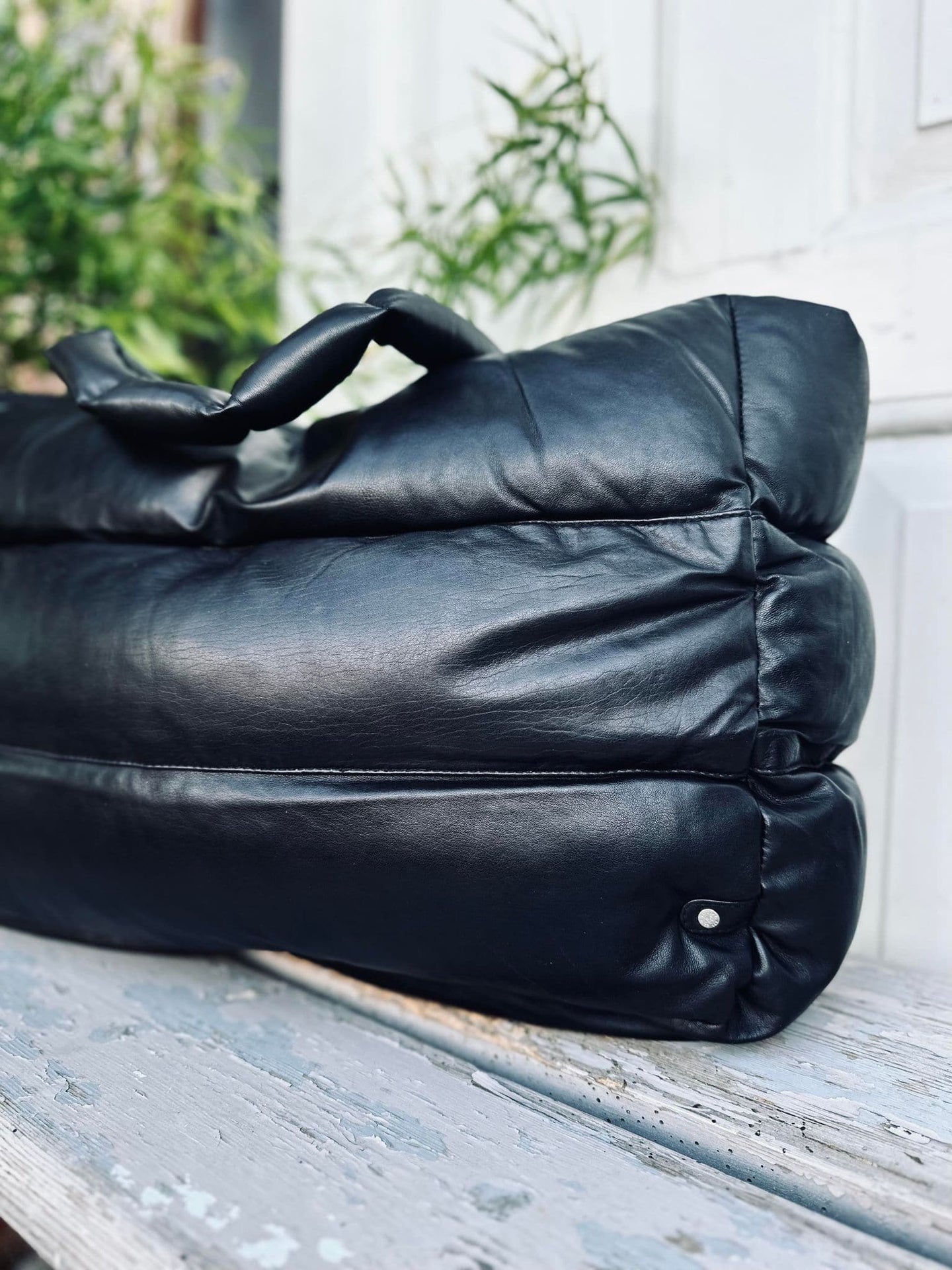MEGA Trendy taske i blødt lammeskind - VIAMAJA.DK