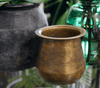 Messingbecher zur Aufbewahrung - Feine Patina
