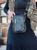 Handytasche - ALINA - Schwarz / Gold