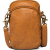 Handytasche - COGNAC LINE - Weiches Lammleder