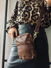 Handytasche Liva Brandy aus Kalbsleder
