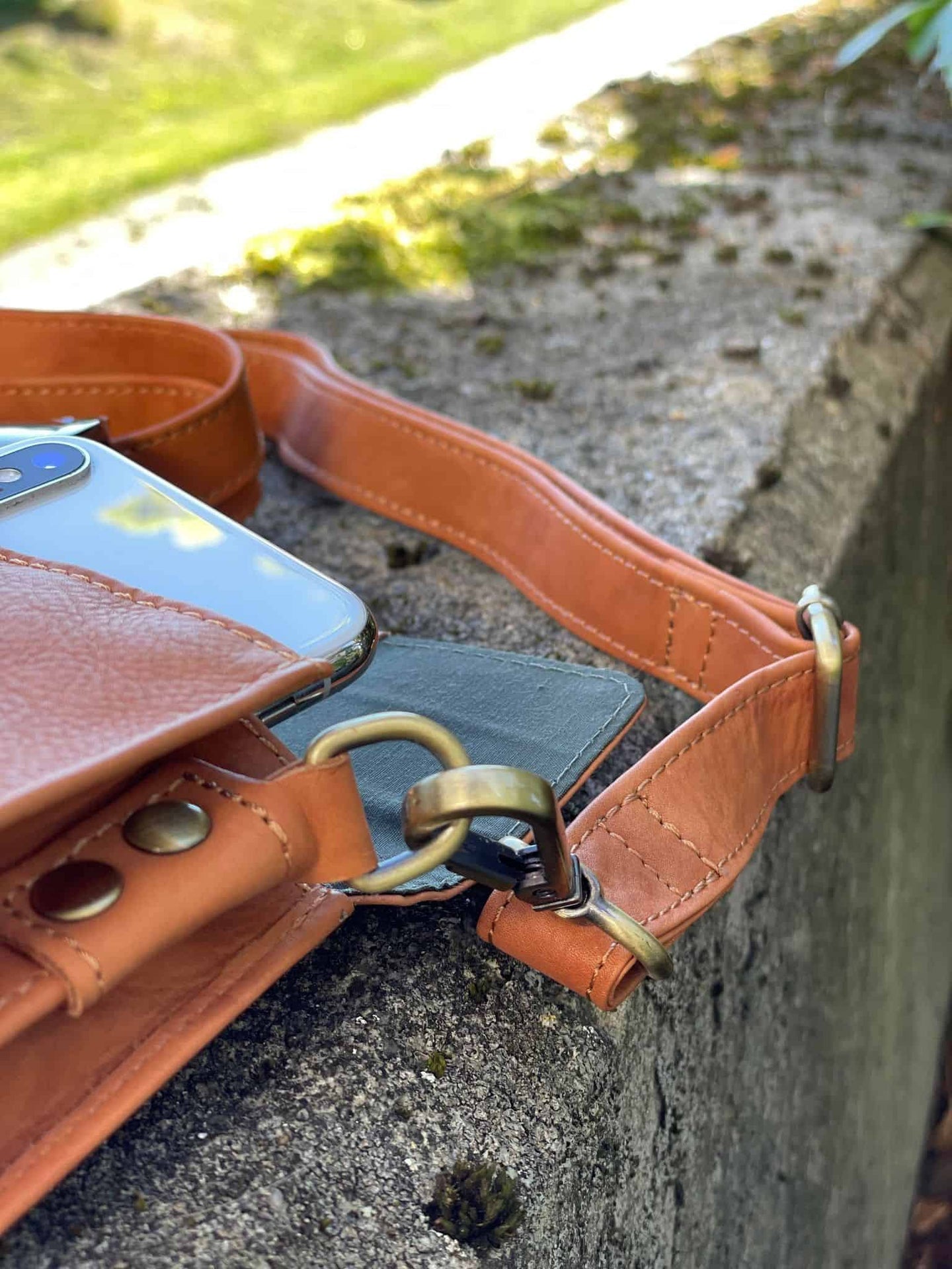 Mobiltaske Mille - Cognac - VIAMAJA.DK