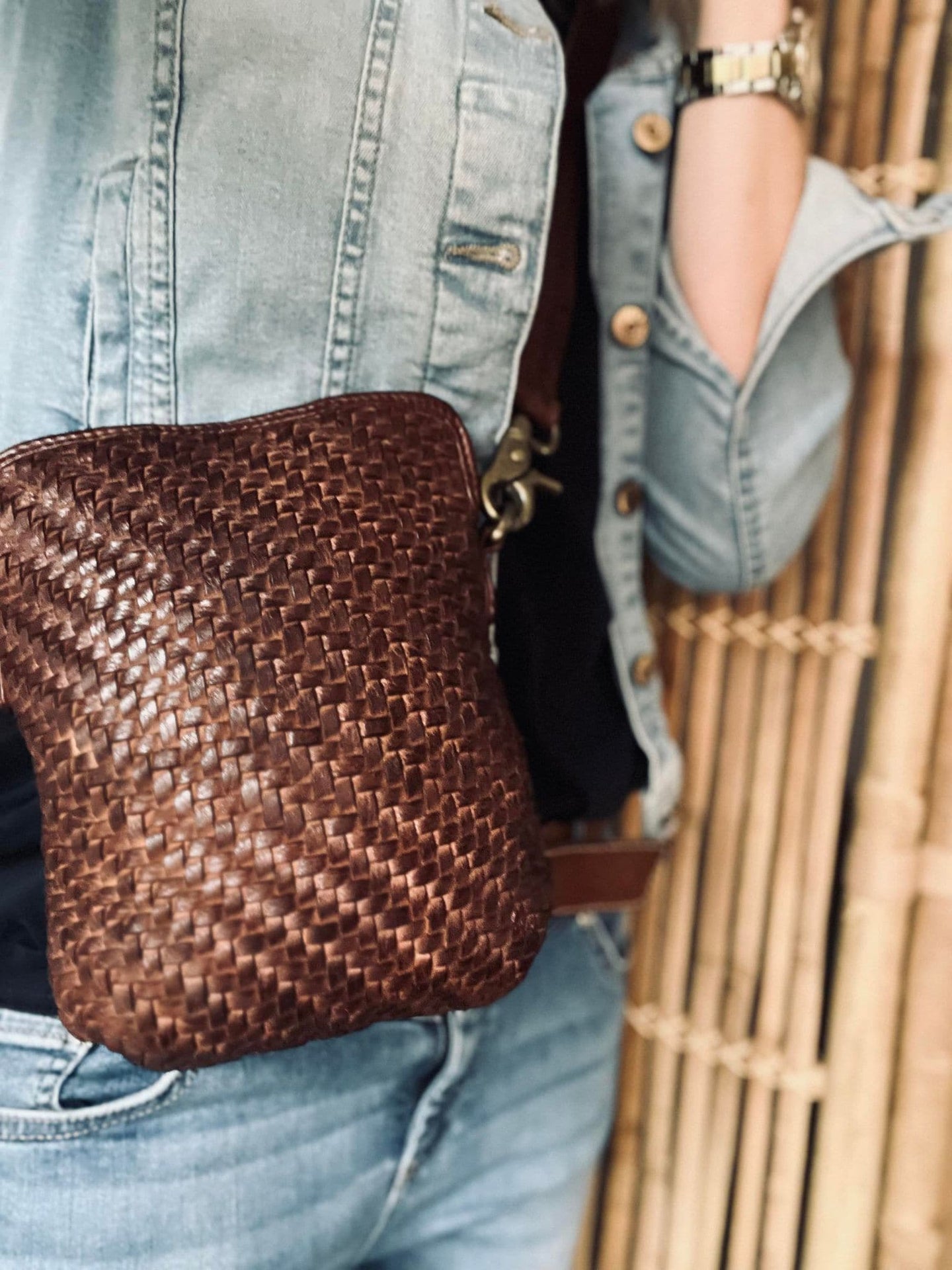 Mobiltaske Millo - Brandy flet - VIAMAJA.DK