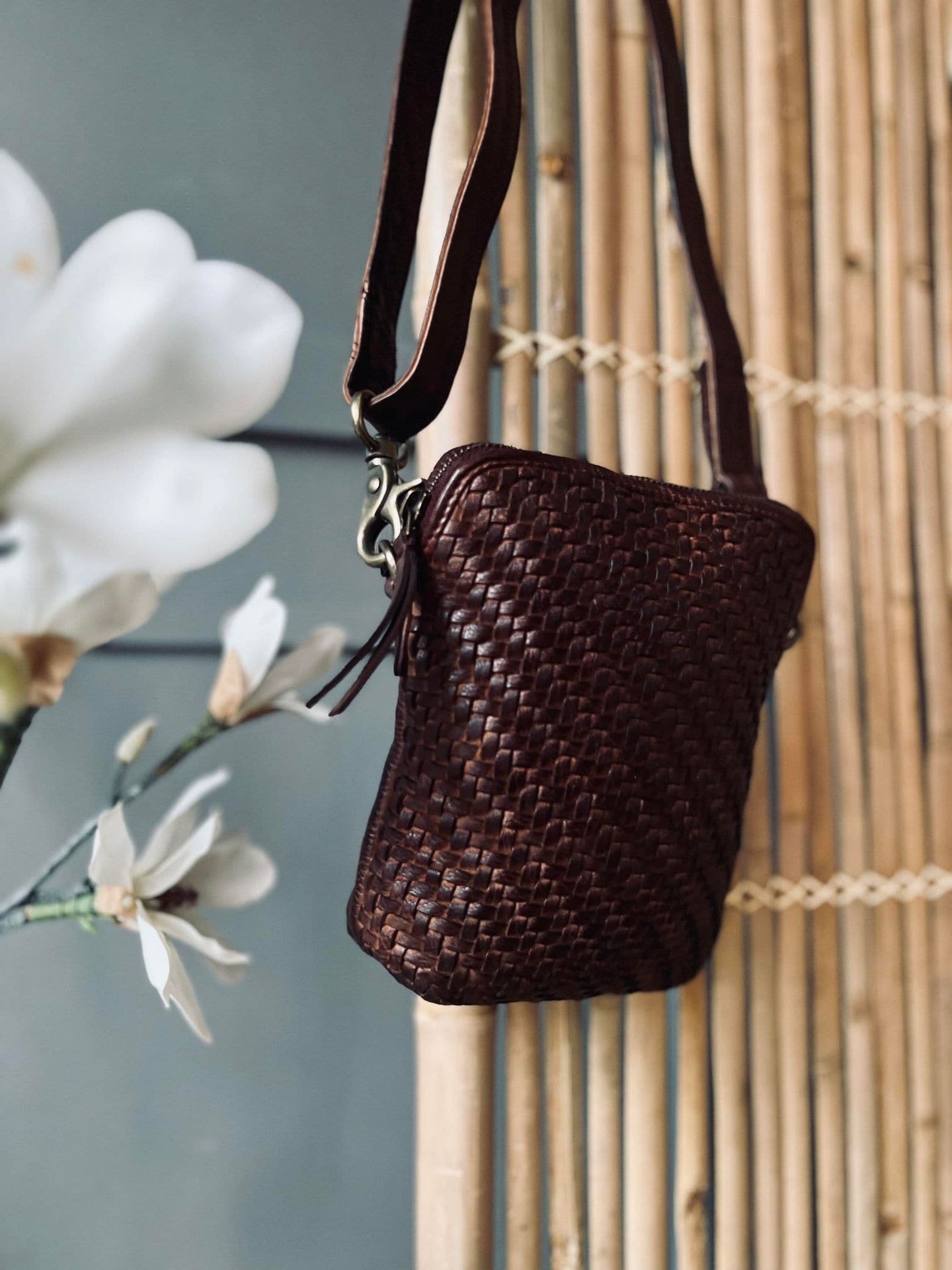 Mobiltaske Millo - Brandy flet - VIAMAJA.DK