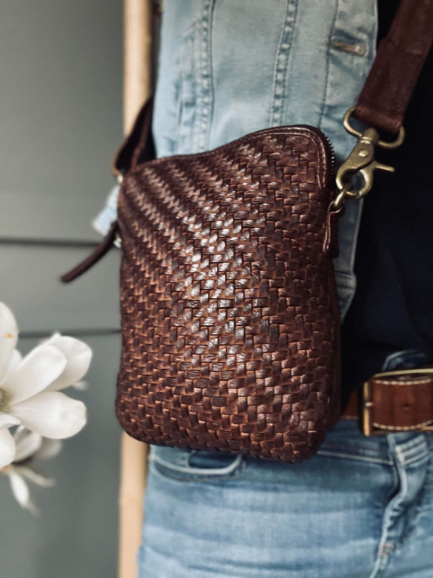 Mobiltaske Millo - Brandy flet - VIAMAJA.DK
