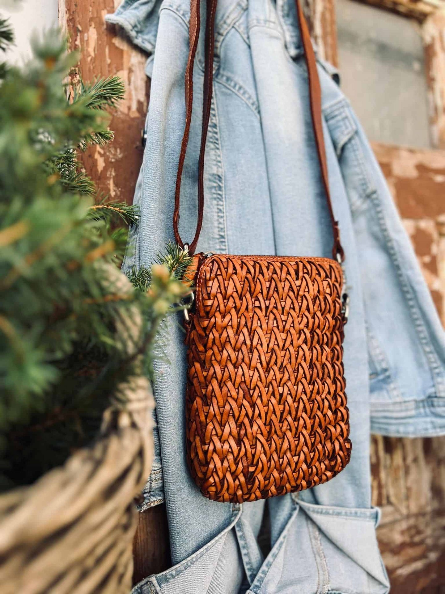 Mobiltaske - ODINA Cognac - VIAMAJA.DK