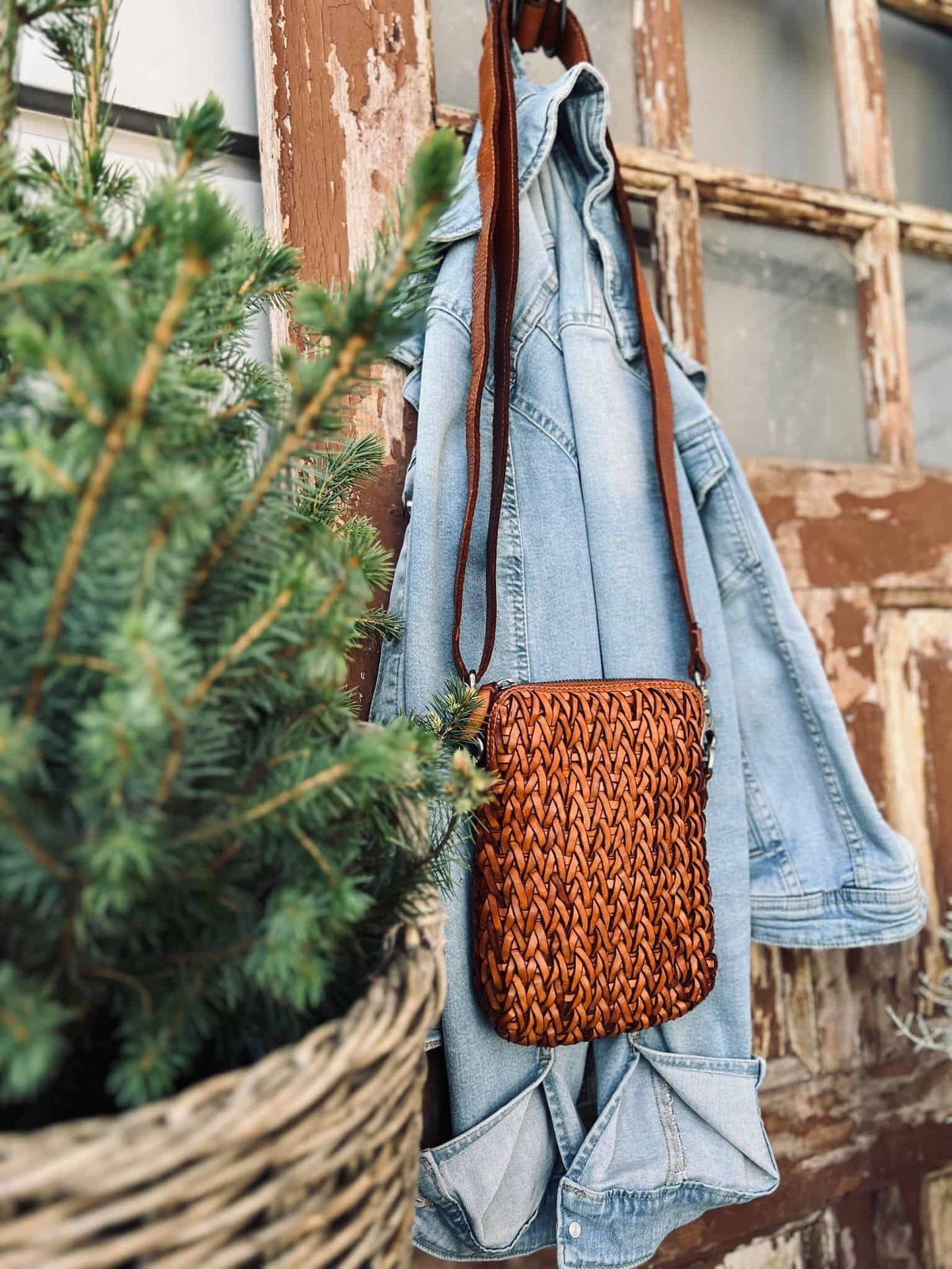 Mobiltaske - ODINA Cognac - VIAMAJA.DK