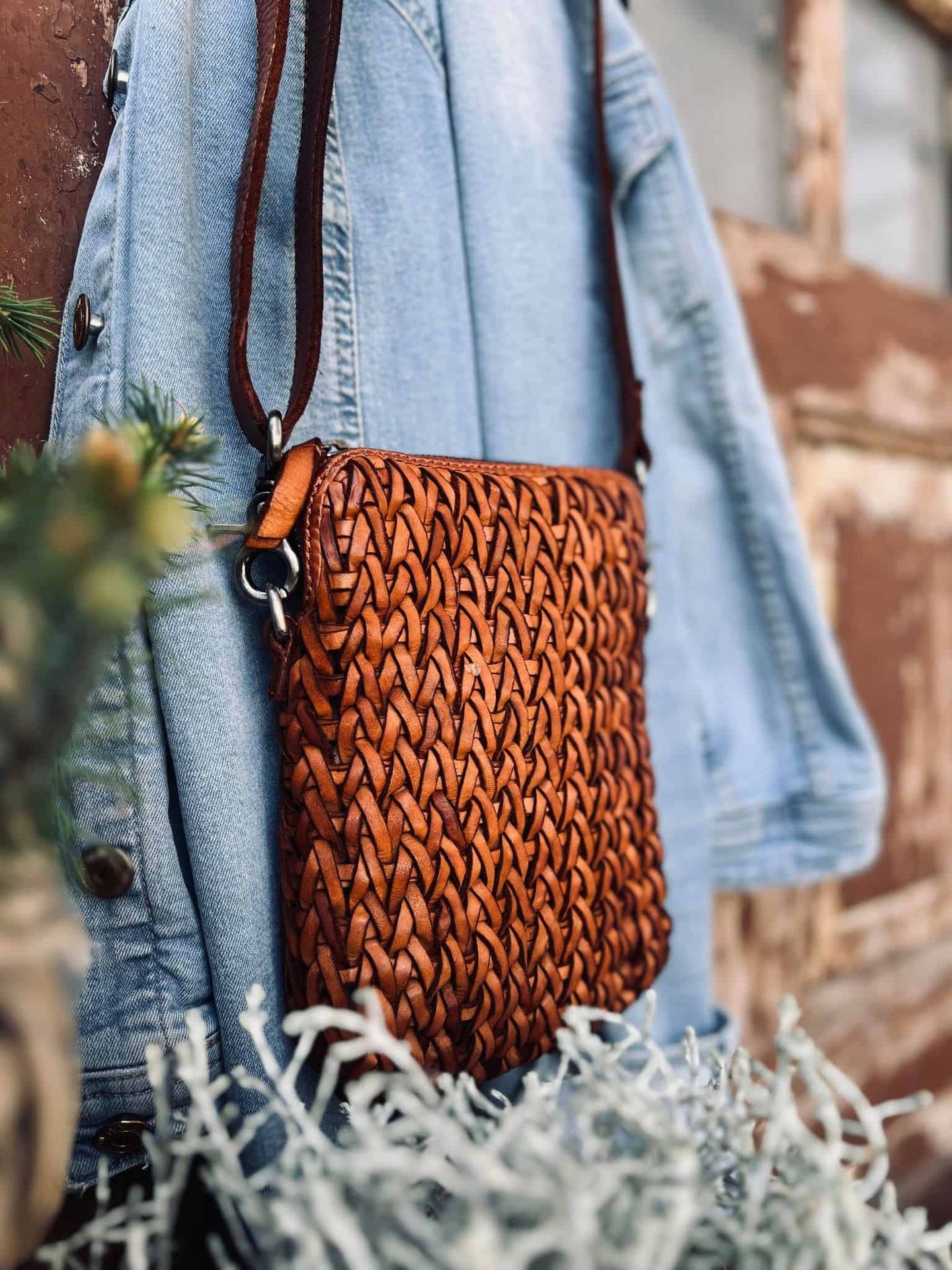 Mobiltaske - ODINA Cognac - VIAMAJA.DK