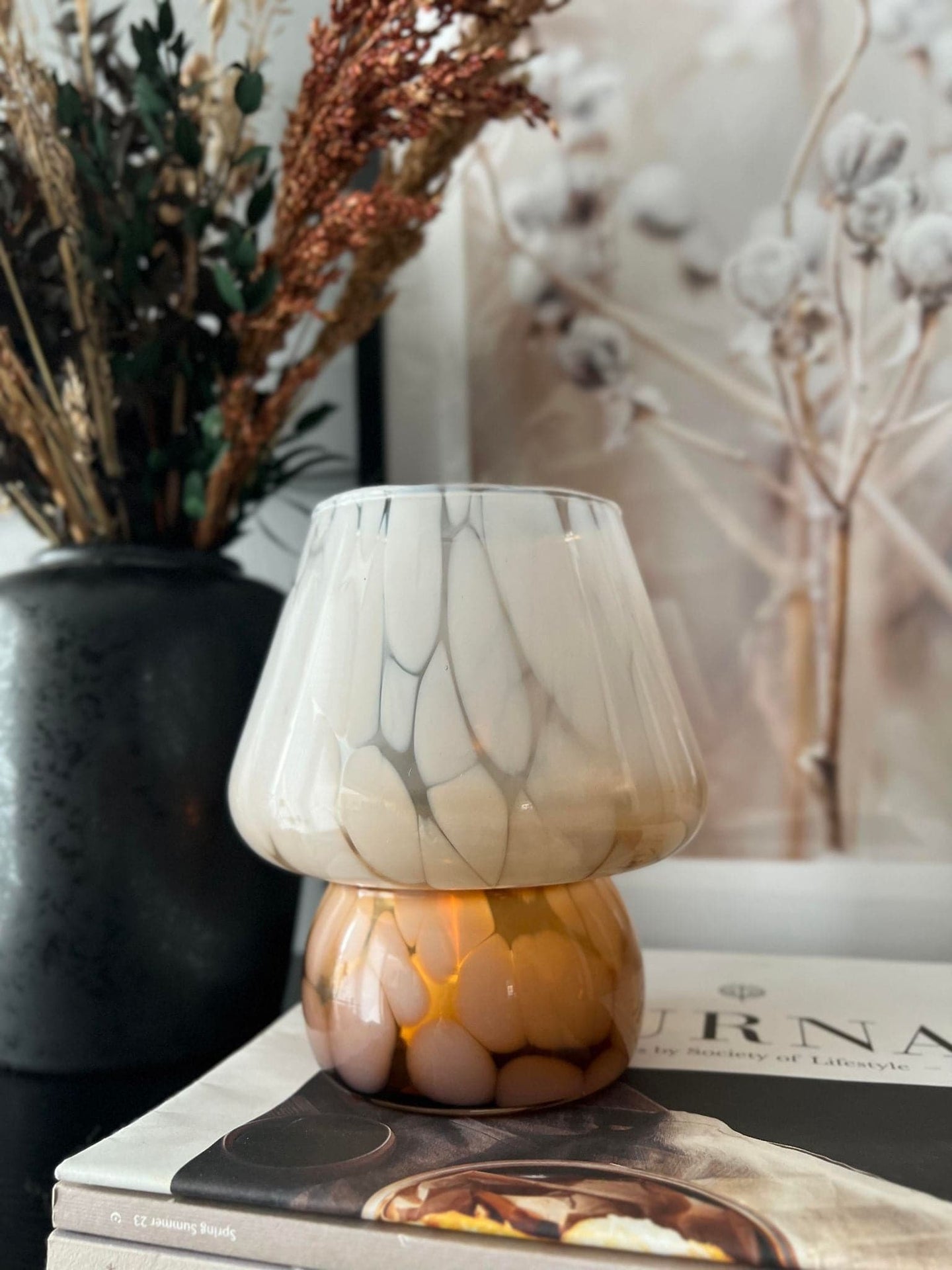 Mundblæst glas til lys og blomster - VIAMAJA.DK