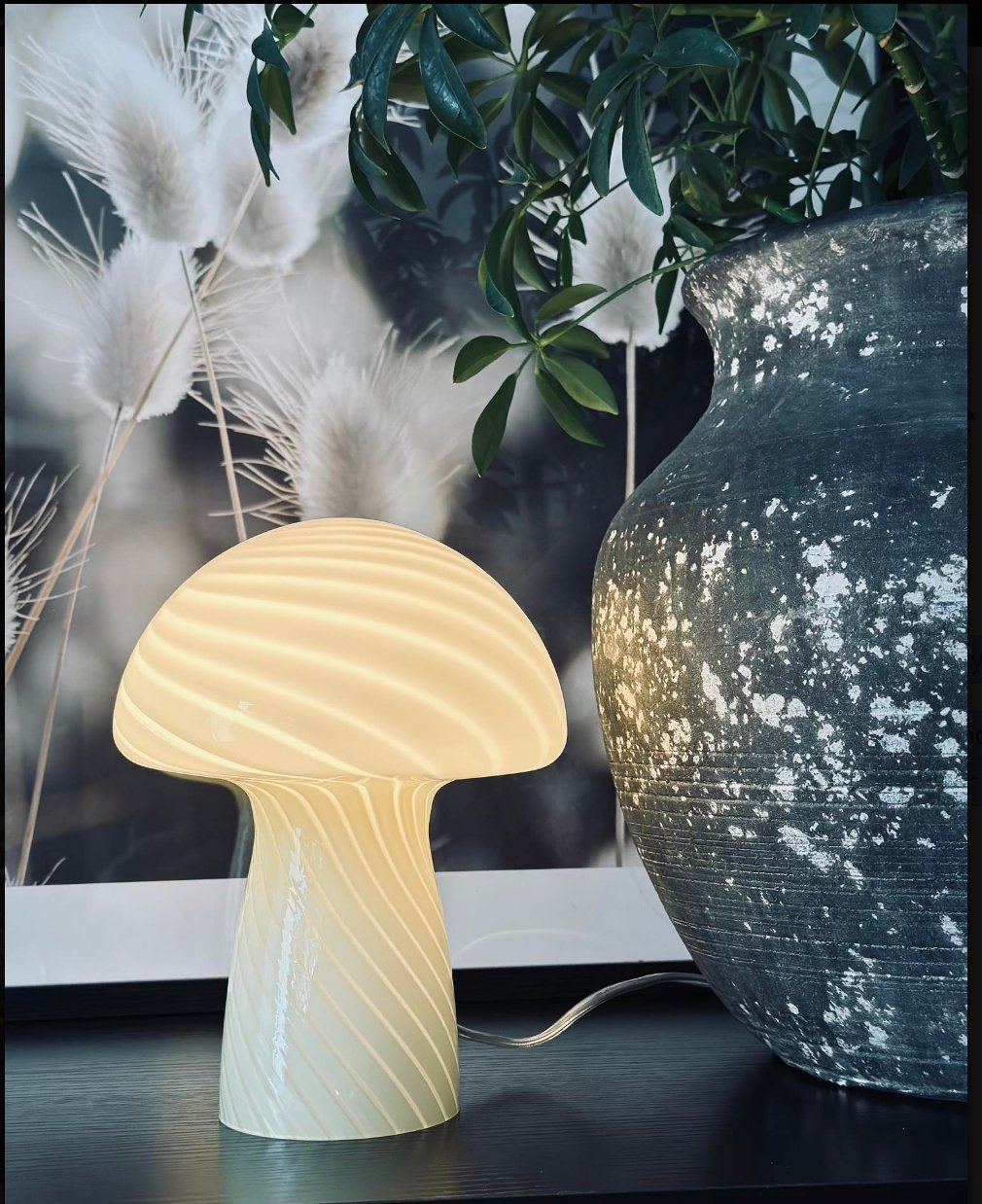 Mushroom bordlampe – Soft Yellow - VIAMAJA.DK