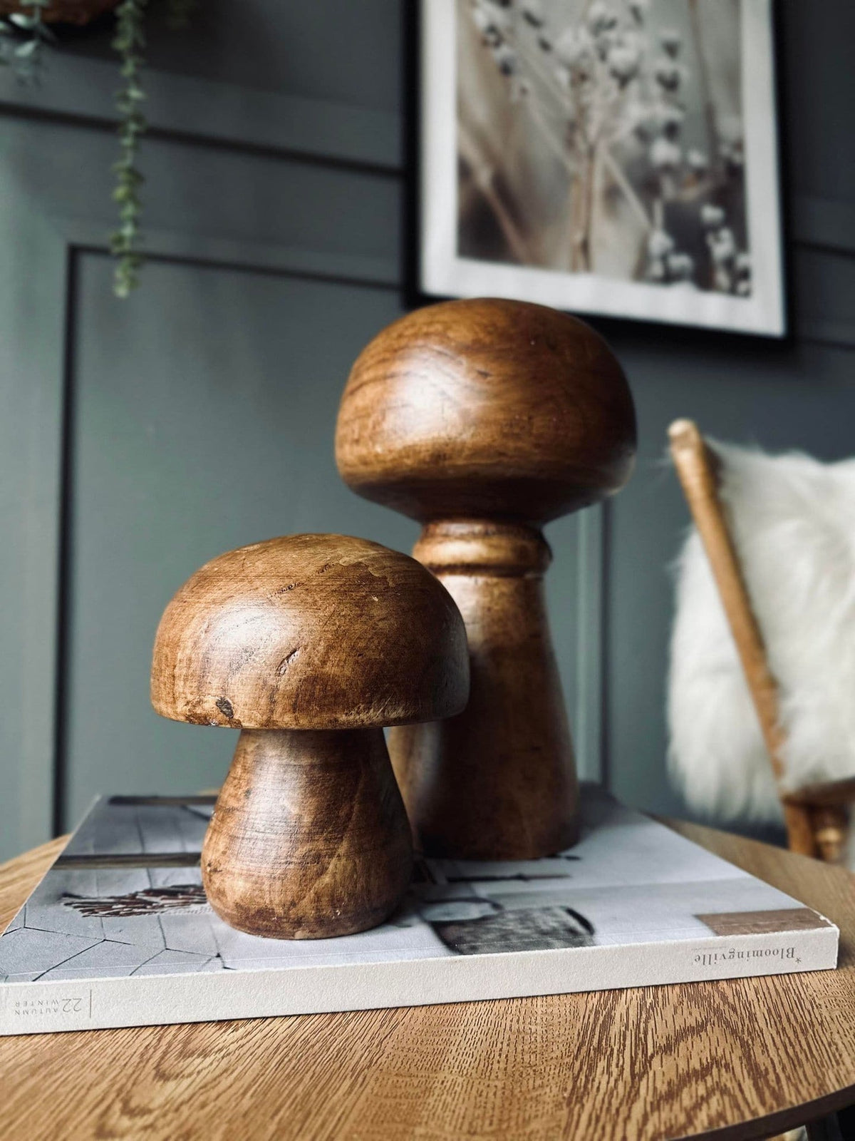 Mushroom wood - 14cm - VIAMAJA.DK