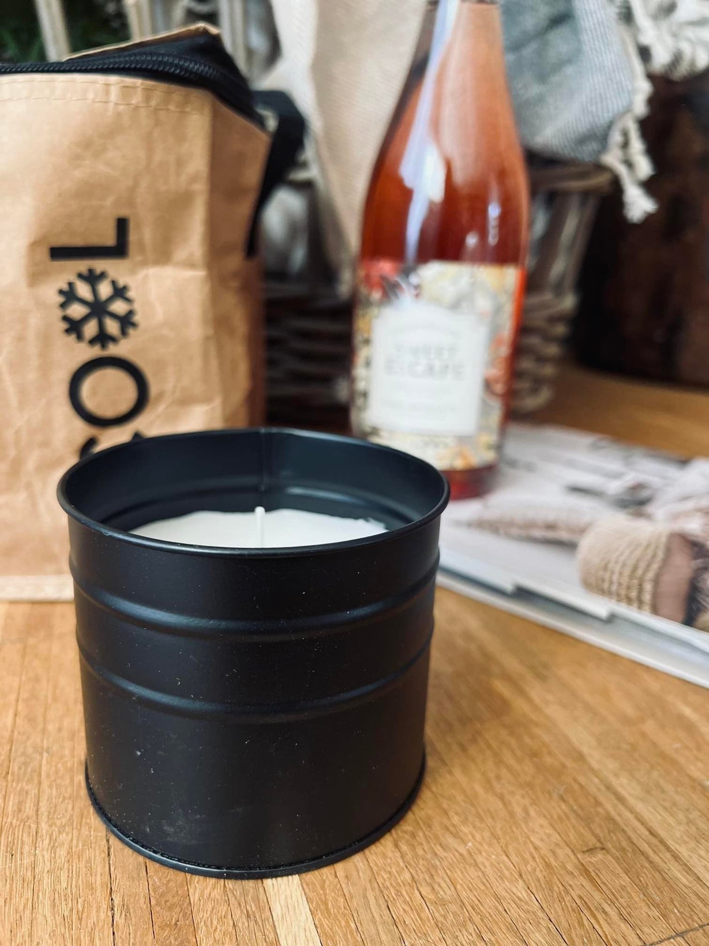 Myggelys i sort metal - Citronella - VIAMAJA.DK