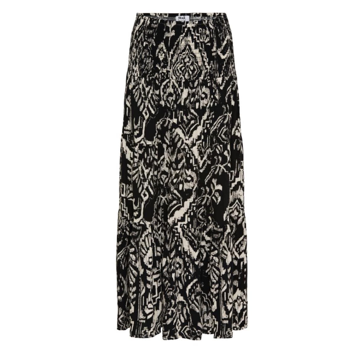 Nederdel Boho Inka black - VIAMAJA.DK