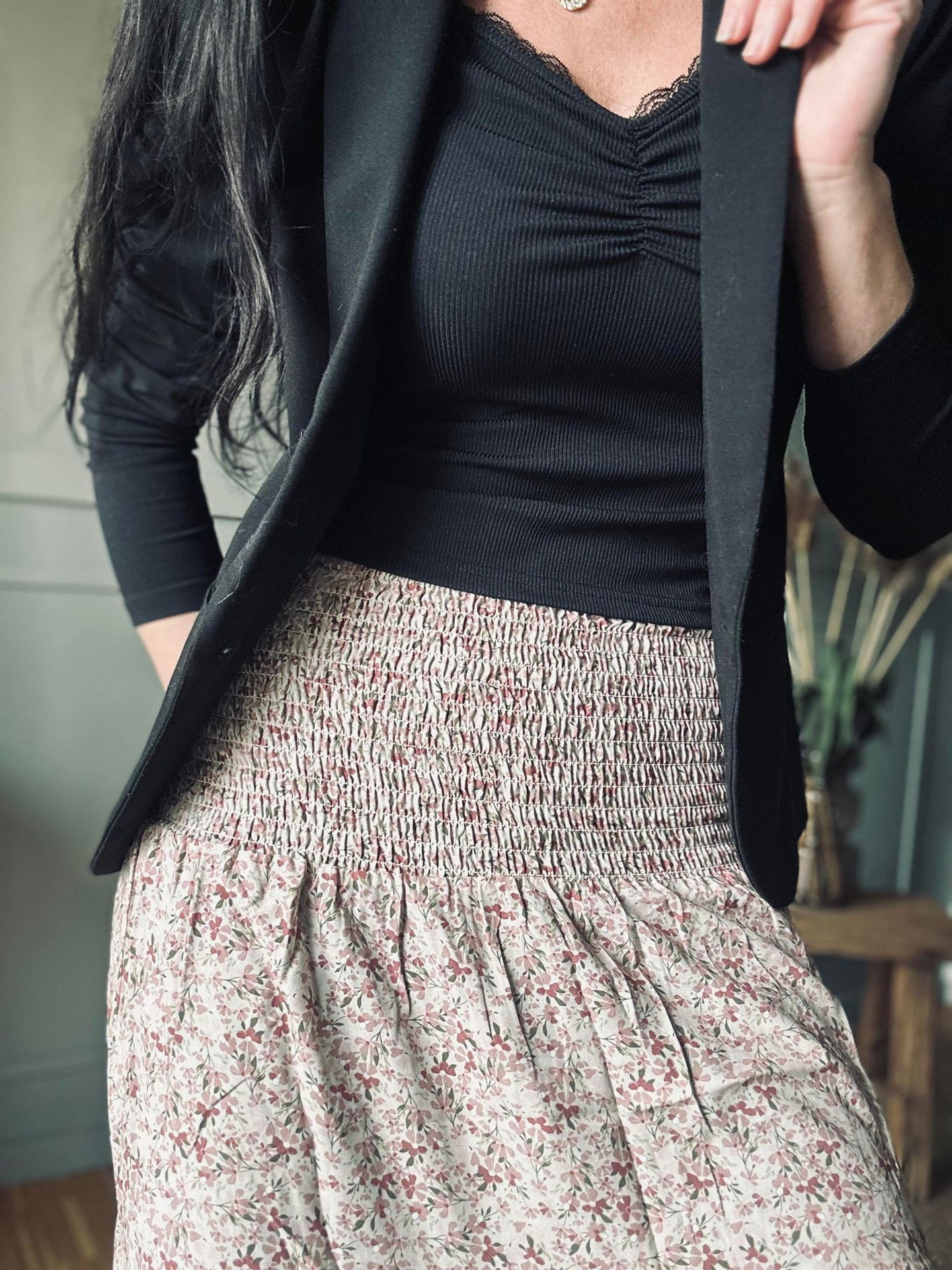 Nederdel Boho Rose - VIAMAJA.DK