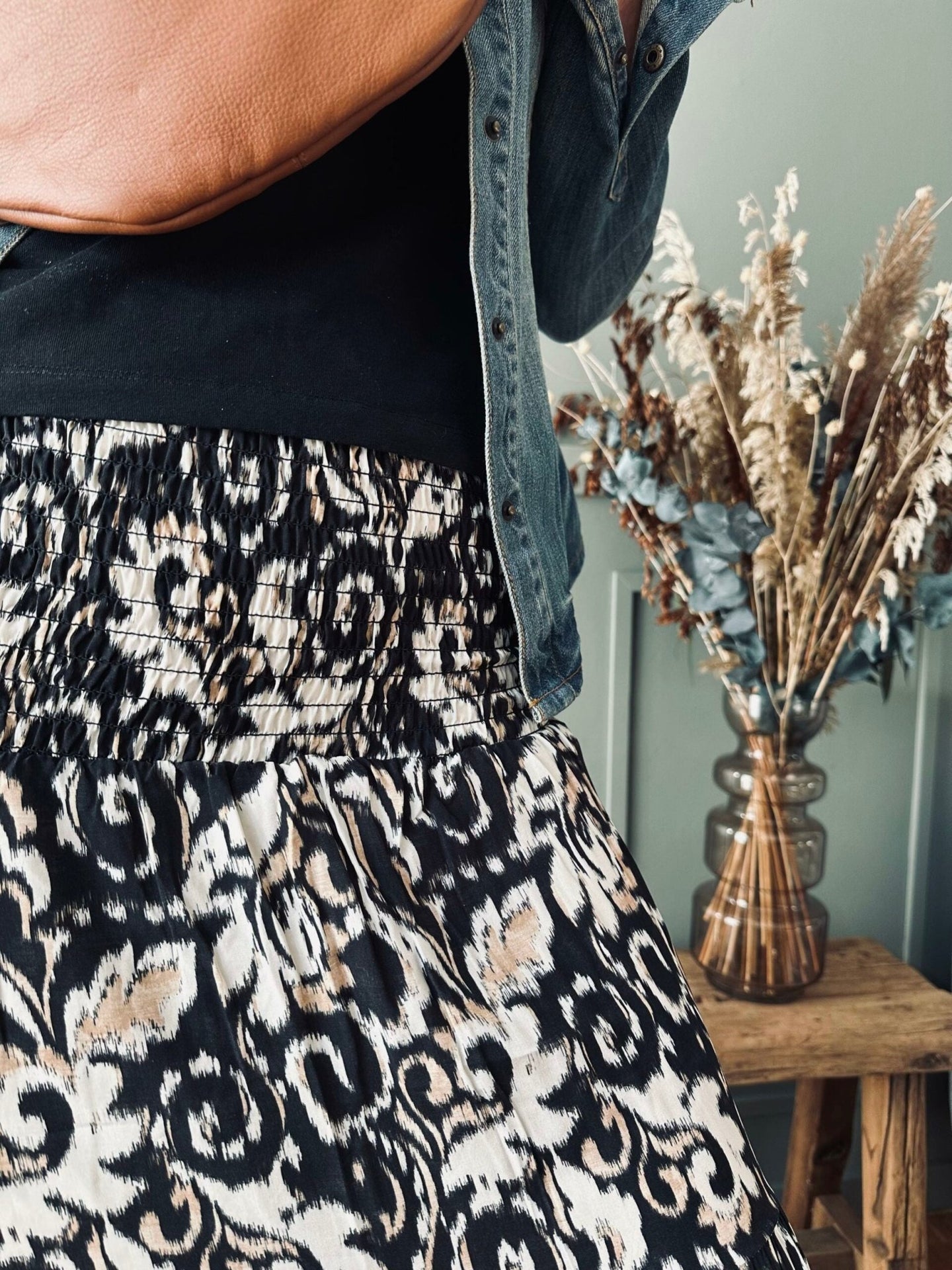 Nederdel Boho – VIGA BLACK - VIAMAJA.DK