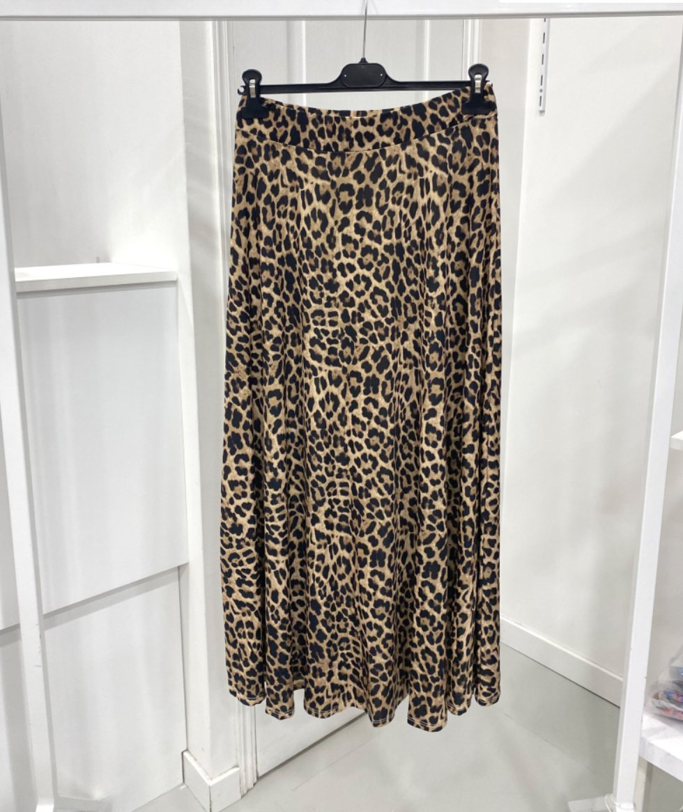 Nederdel Thyra - Leopard - VIAMAJA.DK